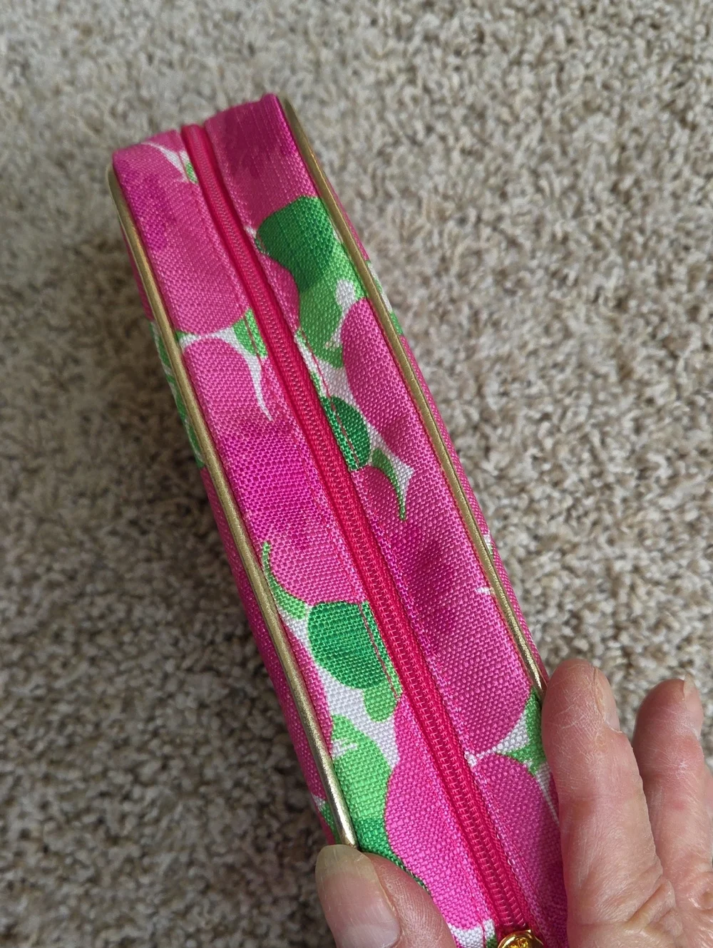 Lot Of 2 Estee Lauder Cosmetic Bags With Lilly Pulitzer Design